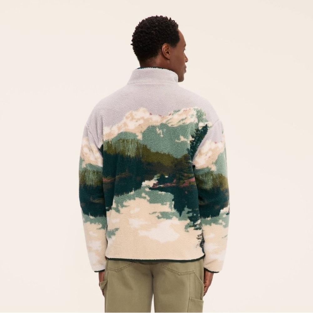 Nature-Inspired Teddy Jacket - Picture 2 of 4